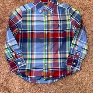 Toddler 3T Multicolor Plaid Shirt